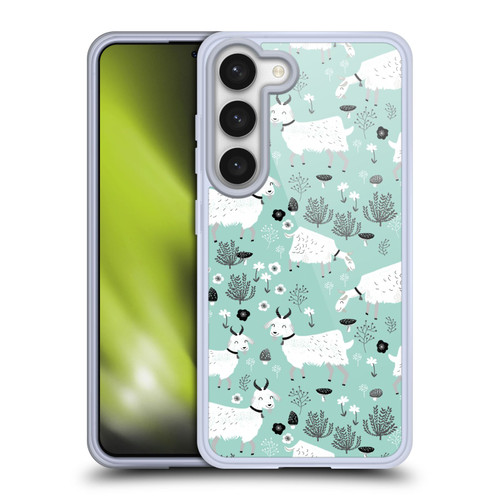 Andrea Lauren Design Animals Goats Soft Gel Case for Samsung Galaxy S23 5G