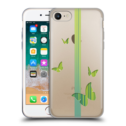 Alyn Spiller Animal Art Butterflies Soft Gel Case for Apple iPhone 7 / 8 / SE 2020 & 2022