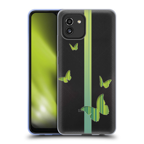 Alyn Spiller Animal Art Butterflies Soft Gel Case for Samsung Galaxy A03 (2021)