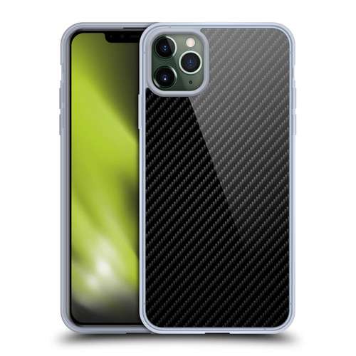 Alyn Spiller Carbon Fiber Plain Soft Gel Case for Apple iPhone 11 Pro Max & MagSafe