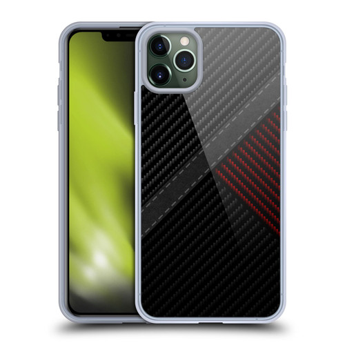 Alyn Spiller Carbon Fiber Stitch Soft Gel Case for Apple iPhone 11 Pro Max & MagSafe