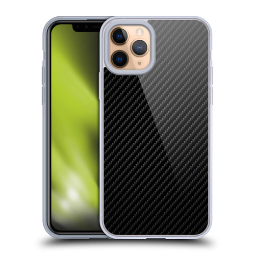 Alyn Spiller Carbon Fiber Plain Soft Gel Case for Apple iPhone 11 Pro & MagSafe