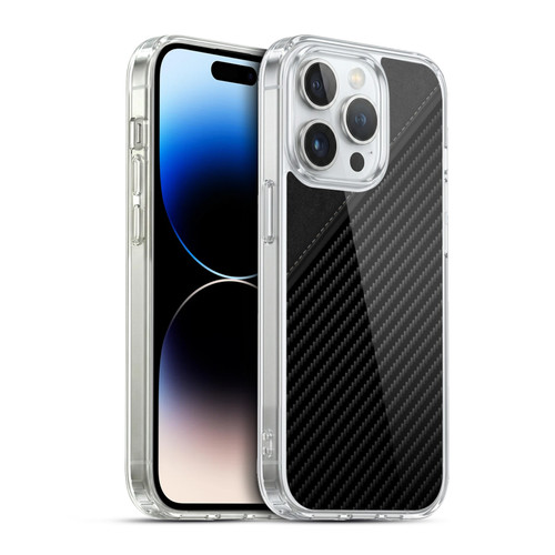 Alyn Spiller Carbon Fiber Leather Soft Gel Case for Apple iPhone 13 Pro & MagSafe