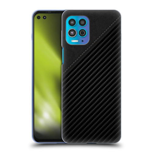 Alyn Spiller Carbon Fiber Leather Soft Gel Case for Motorola Moto G100