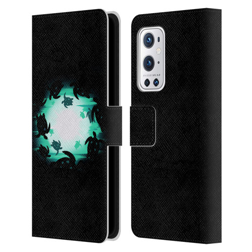 Alyn Spiller Animal Art Turtles Leather Book Wallet Case Cover For OnePlus 9 Pro