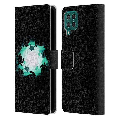 Alyn Spiller Animal Art Turtles Leather Book Wallet Case Cover For Samsung Galaxy F62 (2021)