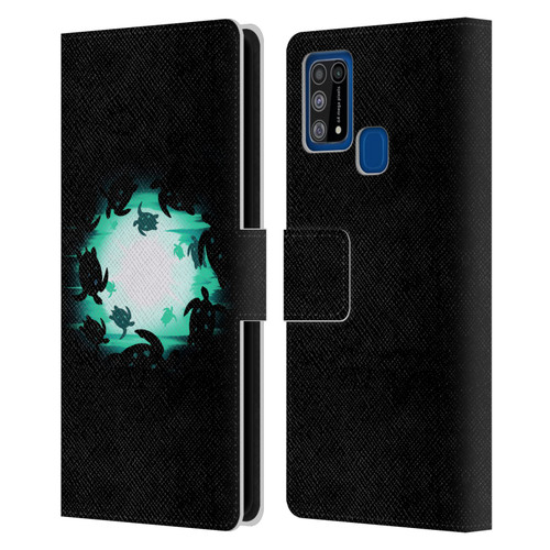 Alyn Spiller Animal Art Turtles Leather Book Wallet Case Cover For Samsung Galaxy M31 (2020)