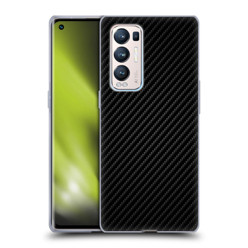 Alyn Spiller Carbon Fiber Plain Soft Gel Case for OPPO Find X3 Neo / Reno5 Pro+ 5G