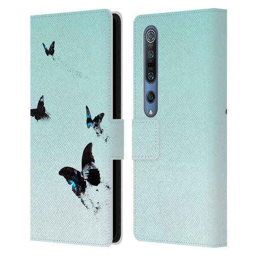 Alyn Spiller Animal Art Butterflies 2 Leather Book Wallet Case Cover For Xiaomi Mi 10 5G / Mi 10 Pro 5G