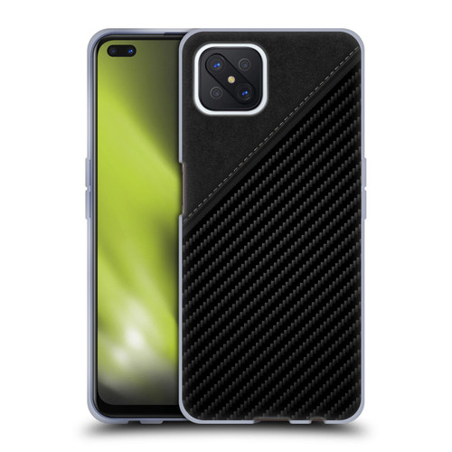 Alyn Spiller Carbon Fiber Leather Soft Gel Case for OPPO Reno4 Z 5G