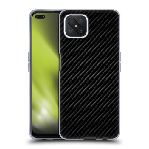 Alyn Spiller Carbon Fiber Plain Soft Gel Case for OPPO Reno4 Z 5G