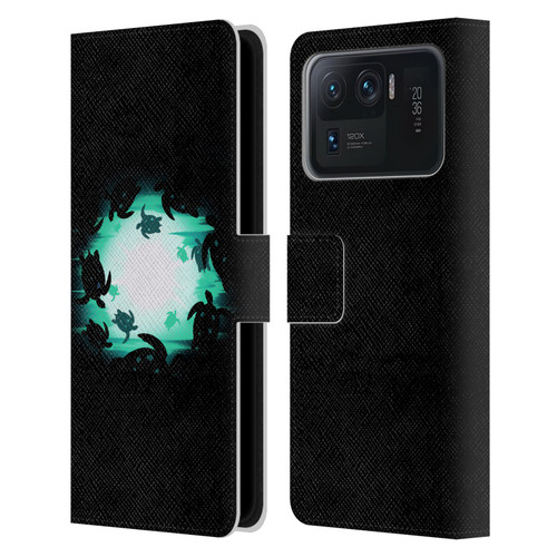 Alyn Spiller Animal Art Turtles Leather Book Wallet Case Cover For Xiaomi Mi 11 Ultra
