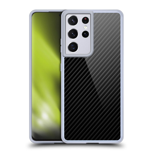 Alyn Spiller Carbon Fiber Plain Soft Gel Case for Samsung Galaxy S21 Ultra 5G