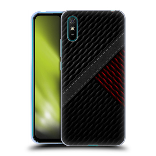 Alyn Spiller Carbon Fiber Stitch Soft Gel Case for Xiaomi Redmi 9A / Redmi 9AT