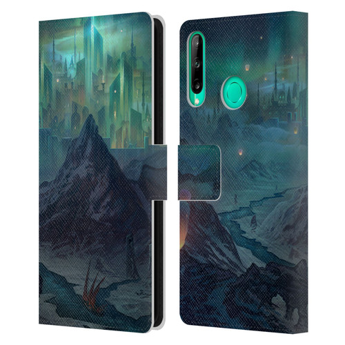 Alyn Spiller Environment Art Northern Kingdom Leather Book Wallet Case Cover For Huawei P40 lite E
