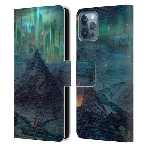 Alyn Spiller Environment Art Northern Kingdom Leather Book Wallet Case Cover For Apple iPhone 12 / iPhone 12 Pro