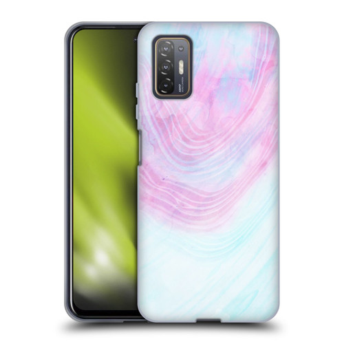 Alyn Spiller Marble Pastel Soft Gel Case for HTC Desire 21 Pro 5G