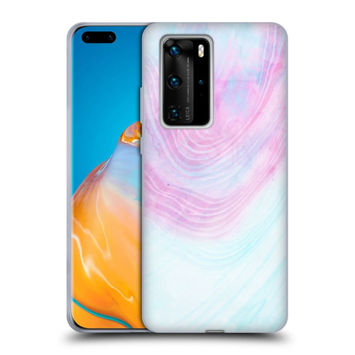 Alyn Spiller Marble Pastel Soft Gel Case for Huawei P40 Pro / P40 Pro Plus 5G