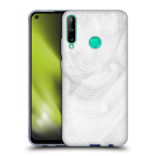 Alyn Spiller Marble White Soft Gel Case for Huawei P40 lite E