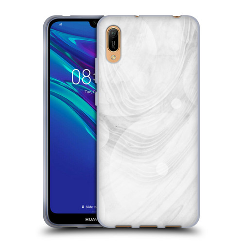 Alyn Spiller Marble White Soft Gel Case for Huawei Y6 Pro (2019)