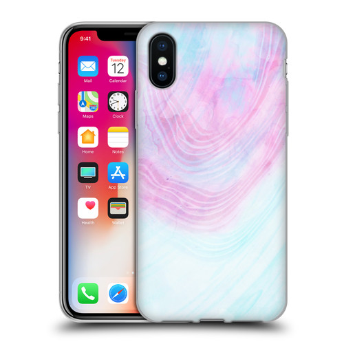 Alyn Spiller Marble Pastel Soft Gel Case for Apple iPhone X / iPhone XS