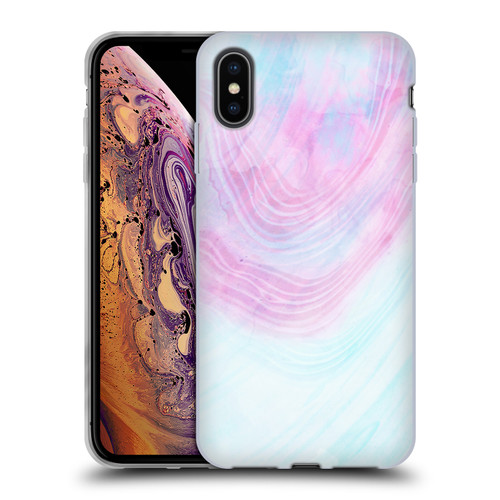 Alyn Spiller Marble Pastel Soft Gel Case for Apple iPhone XS Max