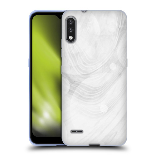 Alyn Spiller Marble White Soft Gel Case for LG K22