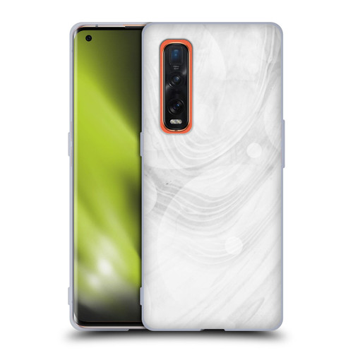 Alyn Spiller Marble White Soft Gel Case for OPPO Find X2 Pro 5G