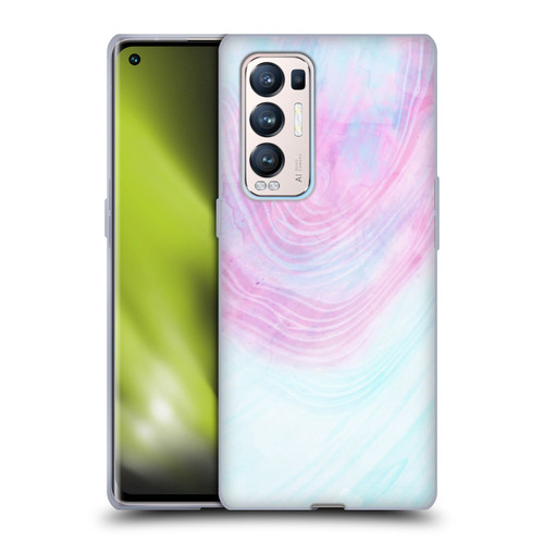 Alyn Spiller Marble Pastel Soft Gel Case for OPPO Find X3 Neo / Reno5 Pro+ 5G