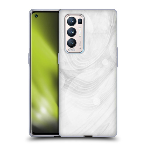 Alyn Spiller Marble White Soft Gel Case for OPPO Find X3 Neo / Reno5 Pro+ 5G