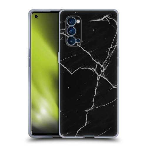 Alyn Spiller Marble Black Soft Gel Case for OPPO Reno 4 Pro 5G