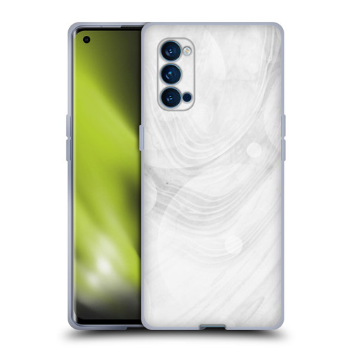 Alyn Spiller Marble White Soft Gel Case for OPPO Reno 4 Pro 5G