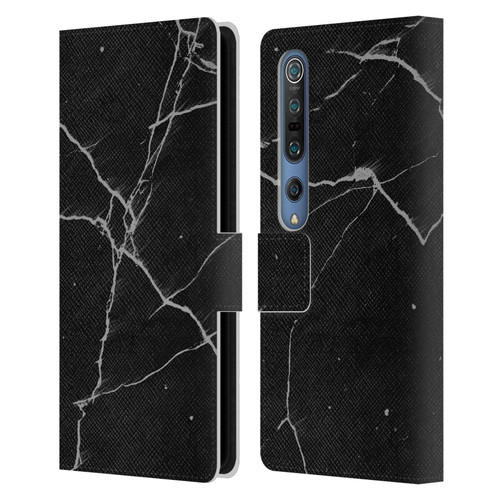 Alyn Spiller Marble Black Leather Book Wallet Case Cover For Xiaomi Mi 10 5G / Mi 10 Pro 5G