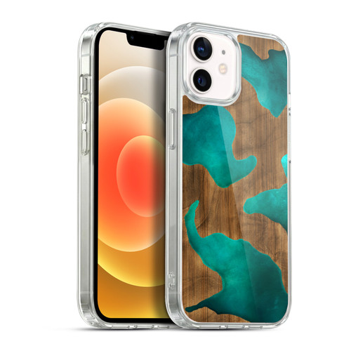 Alyn Spiller Wood & Resin Aqua Soft Gel Case for Apple iPhone 12 / iPhone 12 Pro & MagSafe