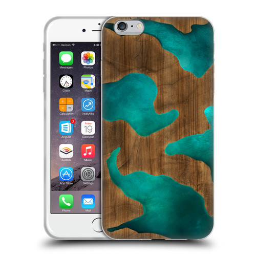 Alyn Spiller Wood & Resin Aqua Soft Gel Case for Apple iPhone 6 Plus / iPhone 6s Plus