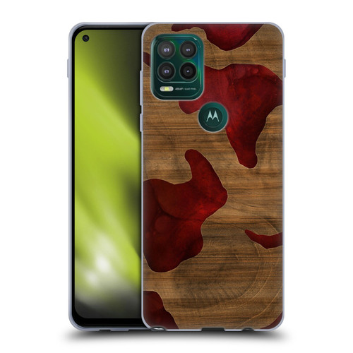 Alyn Spiller Wood & Resin Fire Soft Gel Case for Motorola Moto G Stylus 5G 2021