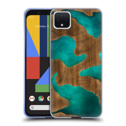 Alyn Spiller Wood & Resin Aqua Soft Gel Case for Google Pixel 4 XL