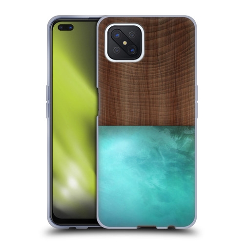 Alyn Spiller Wood & Resin Blocking Soft Gel Case for OPPO Reno4 Z 5G