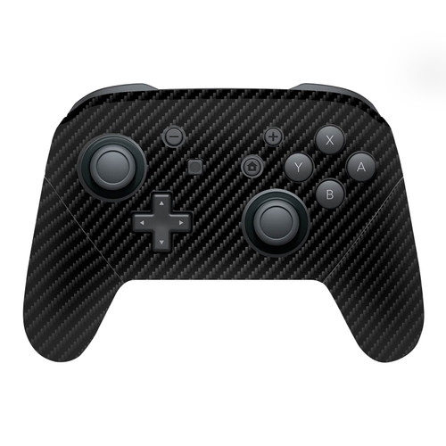 Alyn Spiller Art Mix Carbon Fibre Plain Vinyl Sticker Skin Decal Cover for Nintendo Switch Pro Controller