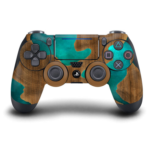 Alyn Spiller Art Mix Aqua Vinyl Sticker Skin Decal Cover for Sony DualShock 4 Controller