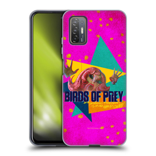 Birds of Prey DC Comics Graphics Panic In Neon Soft Gel Case for HTC Desire 21 Pro 5G