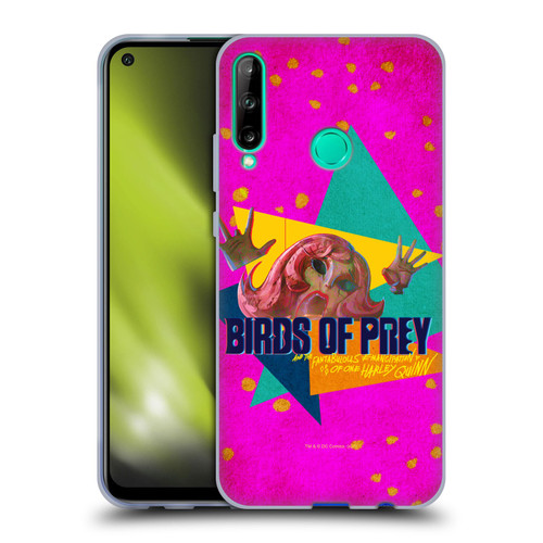 Birds of Prey DC Comics Graphics Panic In Neon Soft Gel Case for Huawei P40 lite E