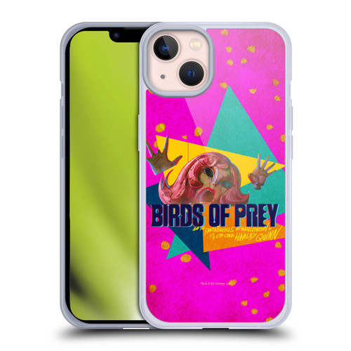 Birds of Prey DC Comics Graphics Panic In Neon Soft Gel Case for Apple iPhone 13