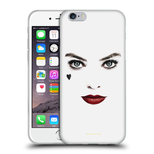 Birds of Prey DC Comics Graphics Harley Hearts Soft Gel Case for Apple iPhone 6 / iPhone 6s