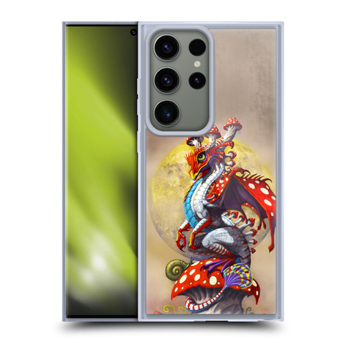 Stanley Morrison Dragons 3 Mushroom Garden Soft Gel Case for Samsung Galaxy S23 Ultra 5G