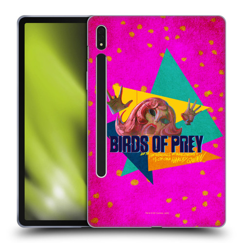 Birds of Prey DC Comics Graphics Panic In Neon Soft Gel Case for Samsung Galaxy Tab S8