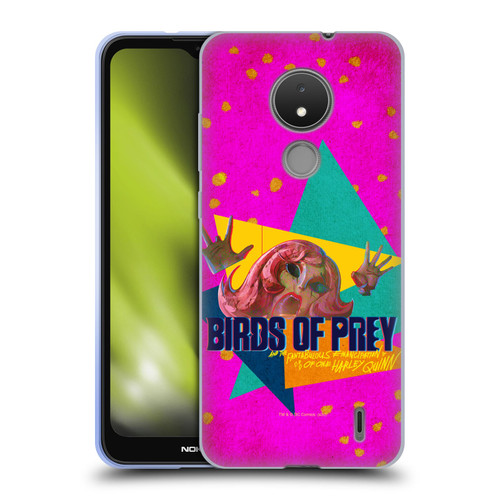 Birds of Prey DC Comics Graphics Panic In Neon Soft Gel Case for Nokia C21