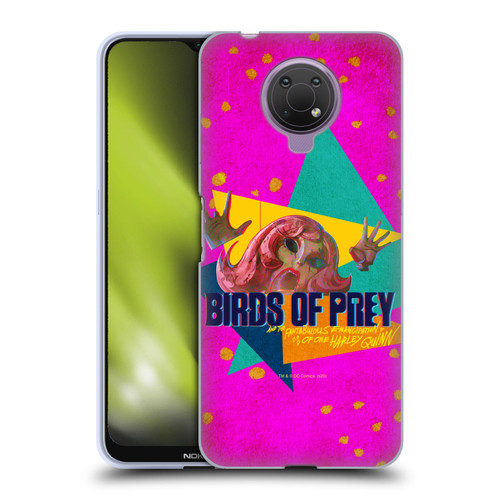 Birds of Prey DC Comics Graphics Panic In Neon Soft Gel Case for Nokia G10