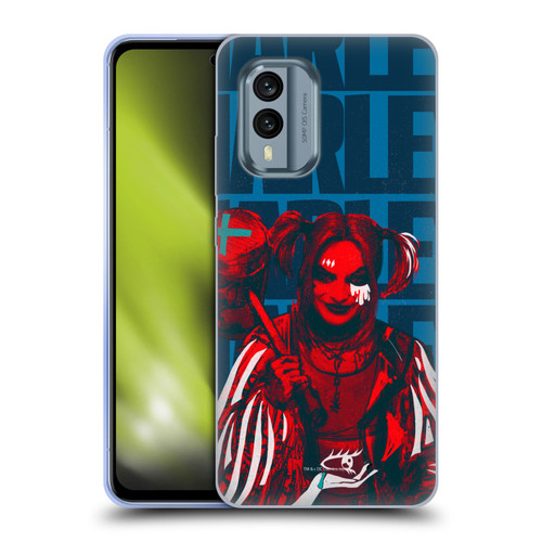 Birds of Prey DC Comics Harley Quinn Art Hammer Soft Gel Case for Nokia X30