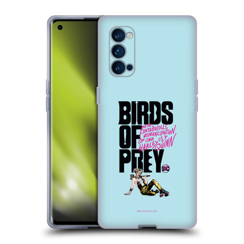 Birds of Prey DC Comics Harley Quinn Art Fantabulous Soft Gel Case for OPPO Reno 4 Pro 5G